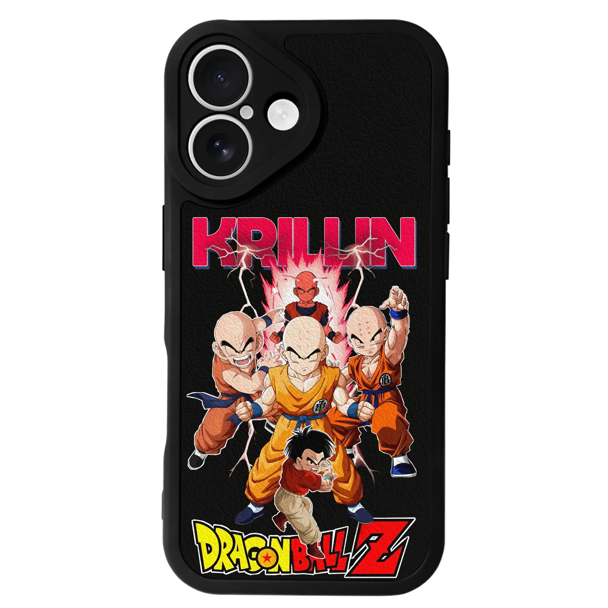 ドラゴンボール グッズクリリン - IPhone 16シリーズ対応 ・ シリコンスマホケース ・ レザー調 ・ 高精度フィット ・ 耐衝撃 ・ ワイヤレス充電対応 ・ 精密カット